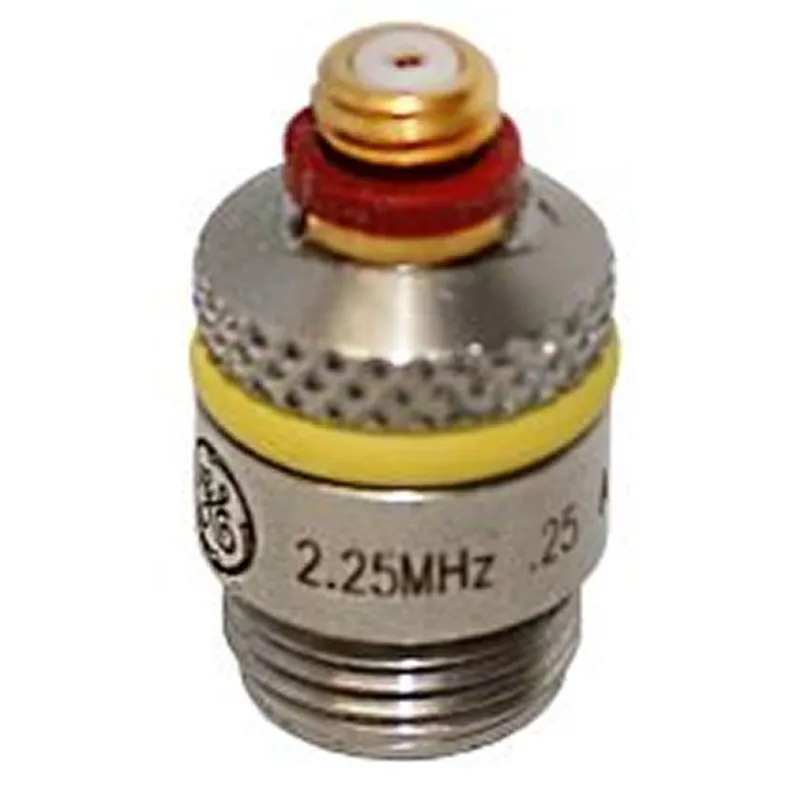 Waygate Technologies Krautkramer MSW-QC [113-132-591] Style Miniature Angle Beam Transducers, Alpha Series, 2.25 MHz, 0.375 Inch (10 mm) Dia.