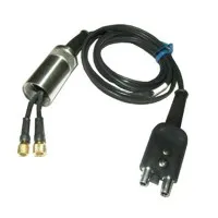 Waygate Krautkramer KBA531TC [118-140-092] Ultrasonic Thickness Probe Cable, Lemo 00 Double Plug to Dual Microdot