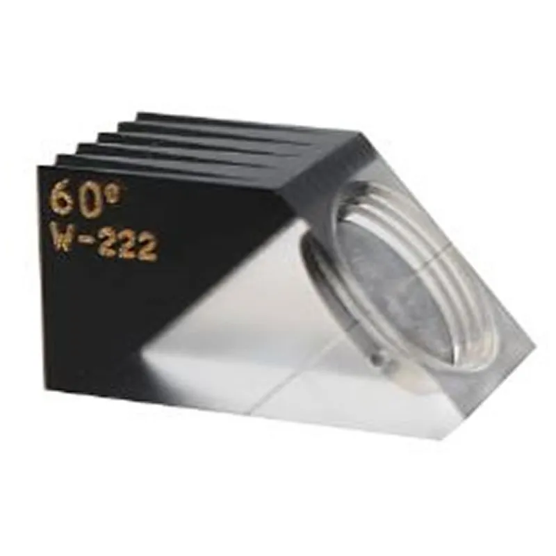 Waygate Technologies Krautkramer MSW-QC [118-340-222] Wedge Carbon Steel Standard, 0.375 Inch, 60° Angle