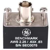 Waygate Technologies Krautkramer AWS [113-892-601] Style Standard Angle Beam Transducer, Benchmark, 2.25 MHz, 0.63 x 0.63 in  (16 x 16 mm)