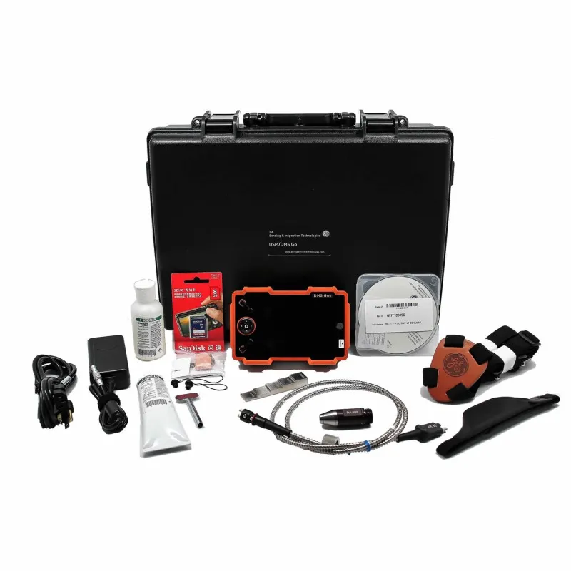 Waygate Technologies Krautkramer DMS Go+ [DGOPLUSADV-4] Ultrasonic Thickness Gauge w/Advanced A-Scan, B-Scan, Hi Temp Complete Package 4