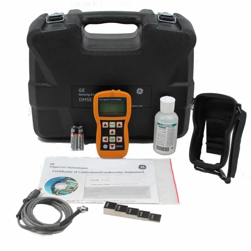 Waygate Technologies Krautkramer DM5E [DM5EB-2] Ultrasonic Thickness Gauge, Basic Unit w/Instrument Package 2