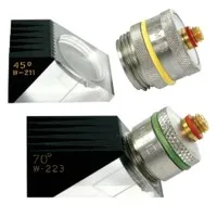 Waygate Technologies Krautkramer MSW-QC [113-222-591] Style Miniature Angle Beam Transducers, Benchmark Series, 2.25 MHz, 0.25 Inch (6 mm) Dia.