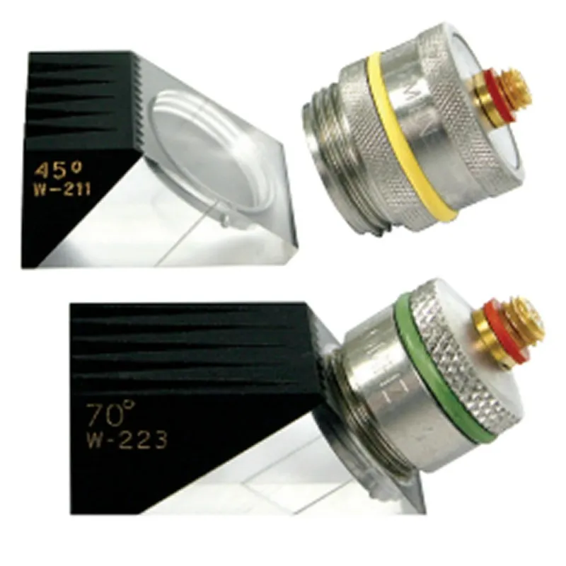 Waygate Technologies Krautkramer MSW-QC [113-231-596] Style Miniature Angle Beam Transducers, Benchmark Series, 1.5 MHz, 0.375 Inch / 10 mm