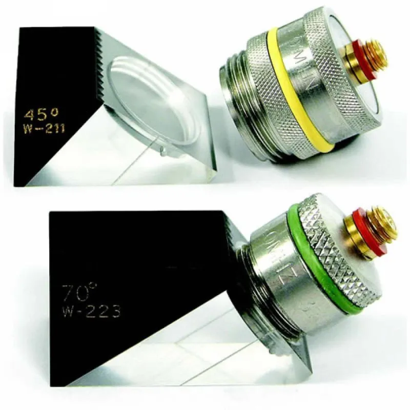 Waygate Technologies Krautkramer MSW-QC Style Miniature Angle Beam Transducers, Benchmark Series (15 Model In This Family)