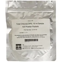 YSI 251414LP1Y Total Chlorine Powder Pack Reagent, DPD, 10mL, Pack of 1000