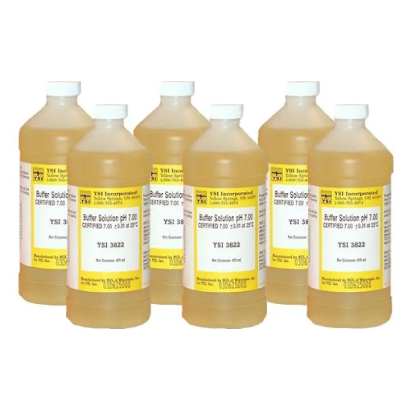 YSI 3822 [003822]  pH 7 Calibration Buffer, 6 Pints