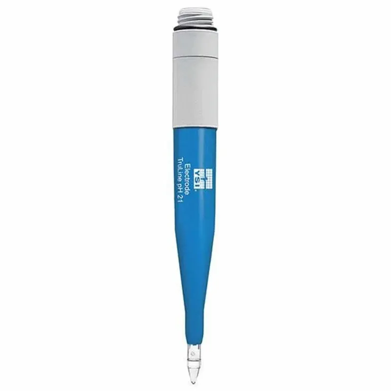 YSI TruLine 400357 pH 21 Single Junction Combination pH Electrode w/Epoxy Body, Spear Tip Membrane, BNC Connector, 1m Cable