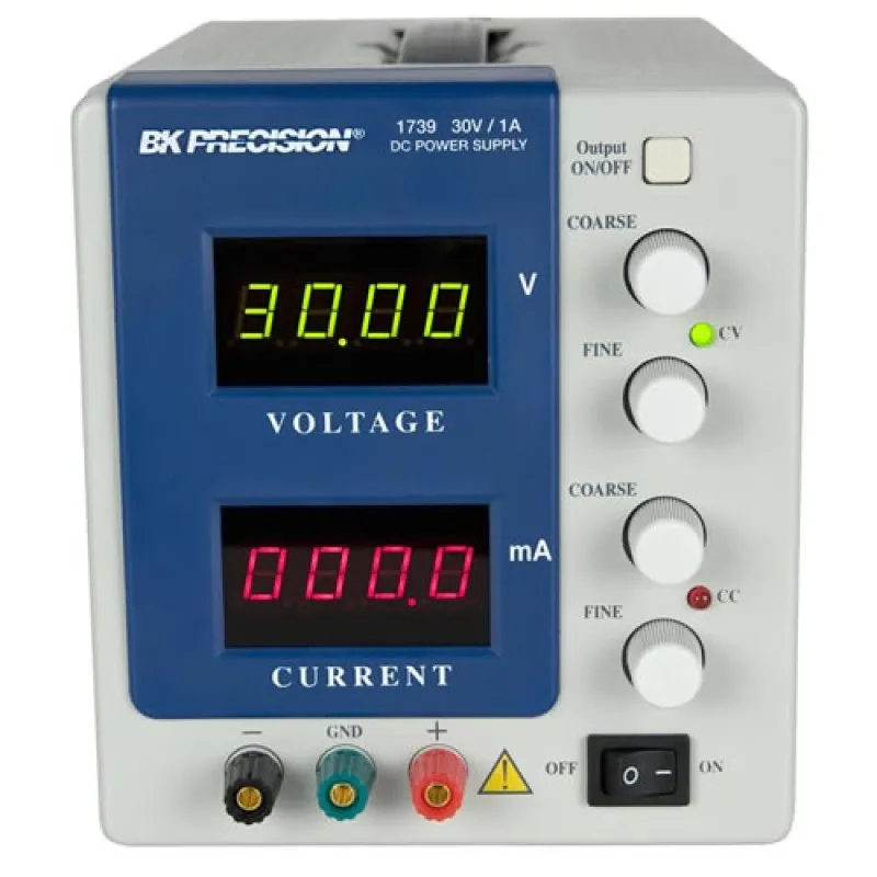 BK Precision 1739 [1739-220V] Low Current High Resolution DC Power Supply, 30V/1A, 220VAC Line Input