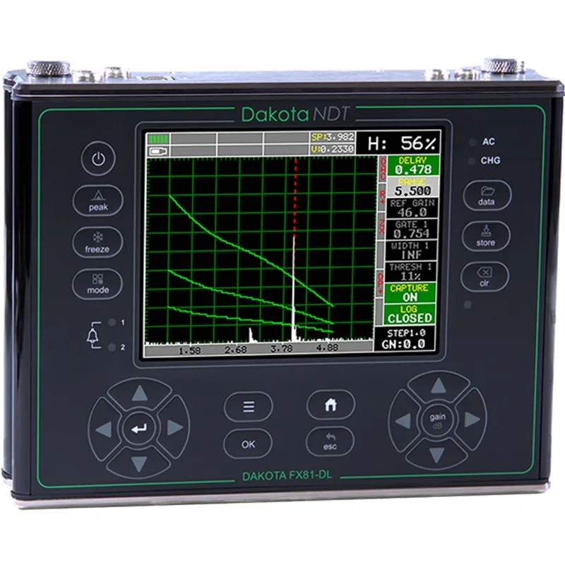 Dakota NDT FX81-DL (DFX-8+) [Z-251-0001] Benchtop Flaw Detector and Ultrasonic Thickness Gauge