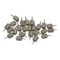 Delmhorst 2497/A-107/24 Uninsulated Pin with Retainer, 1" Penetration, Pack of 24