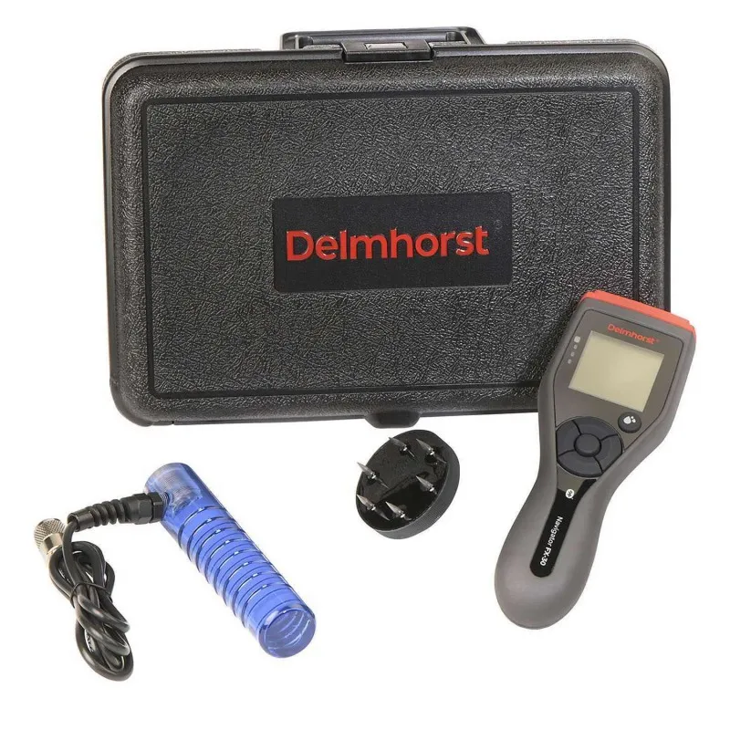 Delmhorst FX-30 [FX-30/P03] Digital Moisture Meter For Hay / Hemp / Hops / Tobacco With 324CAS-0112 Case, H-4 Handle, 831 Short Pin Prod