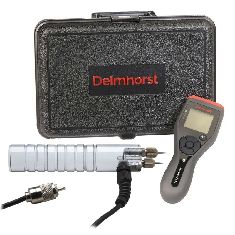 Delmhorst FX-30 [FX-30/P05] Digital Moisture Meter For Hay / Hemp / Hops / Tobacco With 324CAS-0112 Carrying Case, And 2-E Electrode (Brazil Nuts Package)