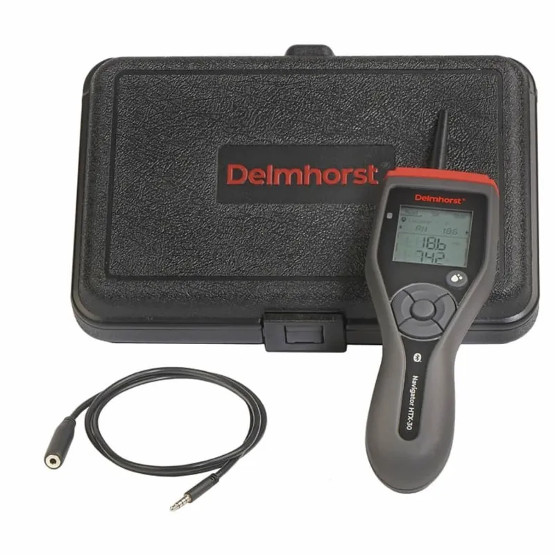 Delmhorst HTX-30 [HTX-30W/CS] Thermo-Hygrometer with (1) RH/T-XE sensor, RH/T-C2 Extension Cable and Carrying Case
