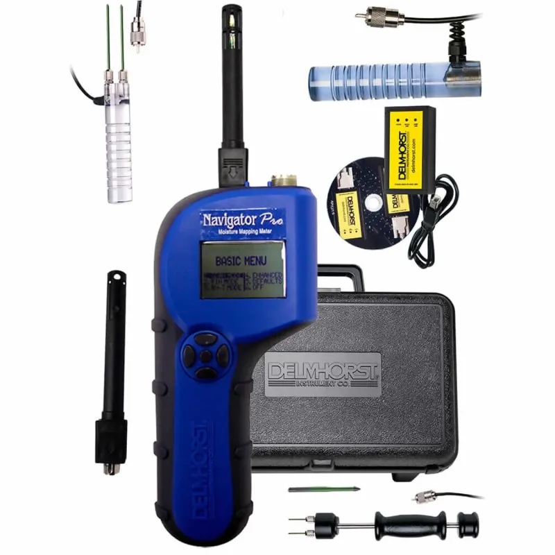 Delmhorst NAVPRO [NAVPRO/RP] Pro 3-in-1 Moisture Meter, Restoration Package