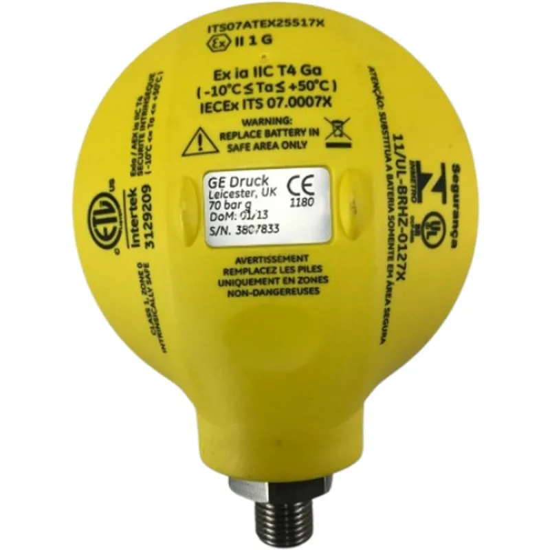 Druck DPI 104-IS Intrinsically Safe Digital Pressure Gauges (28 Models In This Product Family)