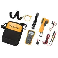 Fluke 116/62 MAX+ [FLUKE-116/62 MAX+] Multimeter AC/DC True-RMS untuk HVAC dengan Paket Kombinasi Termometer Inframerah