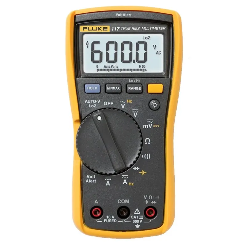 Fluke 117 True-RMS AC/DC Electrician's Multimeter (4 Models In This Family Product)