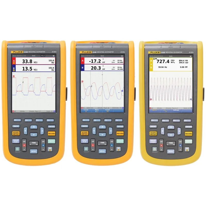 Fluke 120B Series ScopeMeter Oscilloscope (6 Models In This Product Family)
