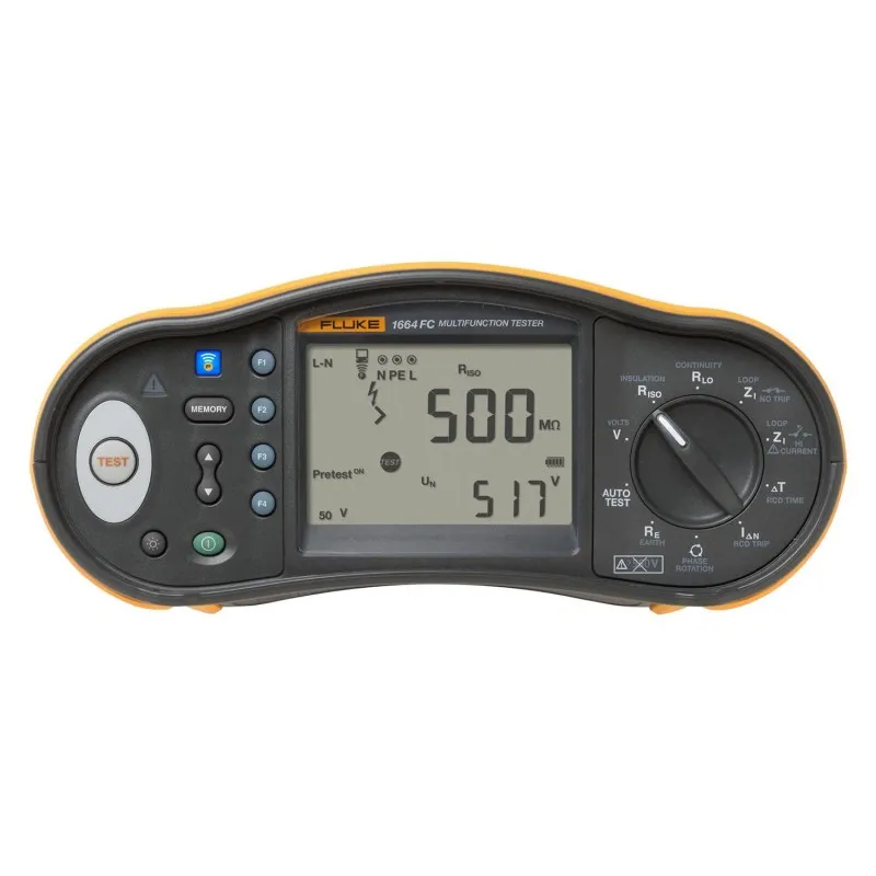 Fluke 1664 FC [FLK-1664FC SCH] Multifunction Installation Tester with Fluke Connect Compatibility and EU/Schuko Power Cord