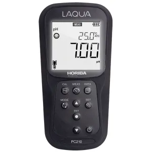 Horiba LAQUA PC210 & PC220 Handheld pH/ORP/Conductivity/Resistivity/Total Dissolved Solids/Salinity/Temperature Meter