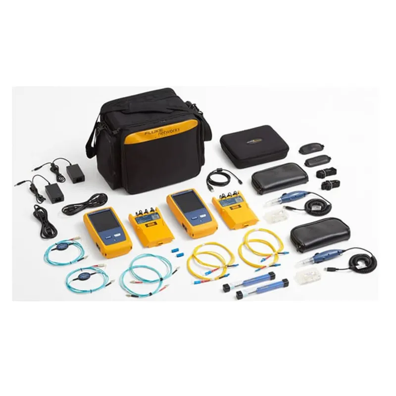 Fluke Networks CFP2 [CFP2-100-QI/GLD] CertiFiber Pro Quad OLTS w/ Double Ended Inspection, Wi-Fi Adapter,1-Year Gold Support
