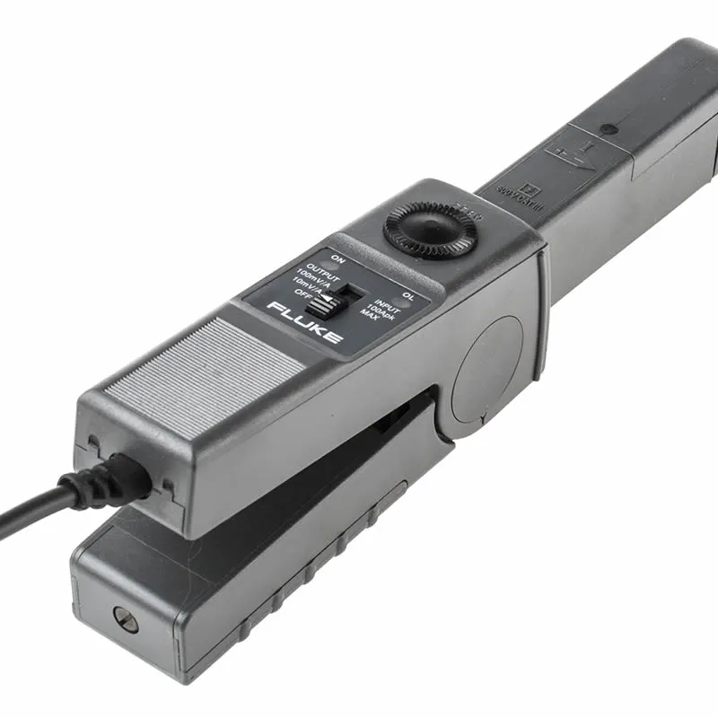 Fluke 80I-110S AC/DC Current Clamp/BNC, 0.1A-70A AC/0.1A-100A DC Switchable