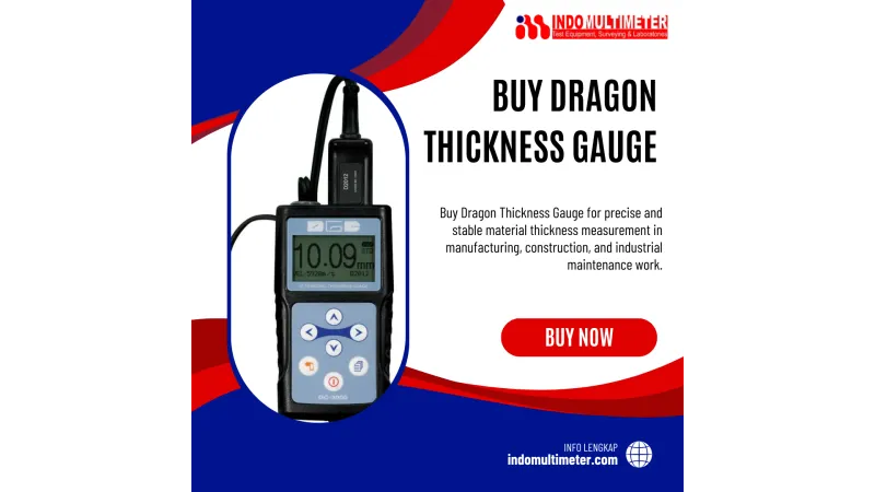 Buy Dragon Thickness Gauge for Stable Professional Measurement Accuracy