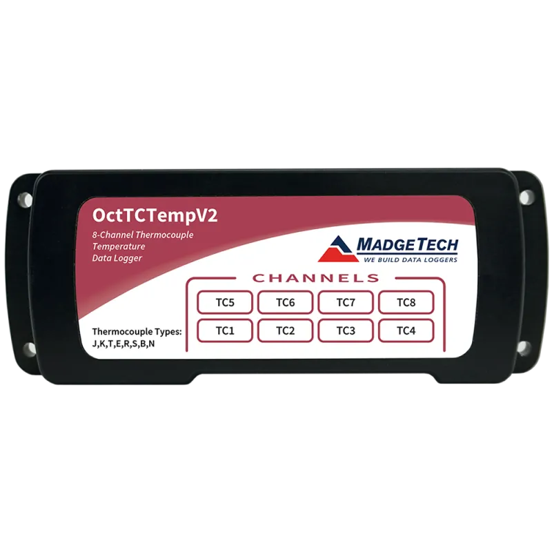 MadgeTech OctTCTempV2 [OCTTCTEMPV2] 8-Channel Thermocouple Data Logger