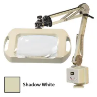 OC White Vision-Lite [71300] Rectangular Magnifier - 25" Reach - Screw Down Base (Shadow White)