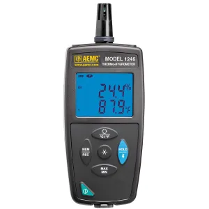 AEMC 1246 [2121.73] Thermo-Hygrometer/Data Logger