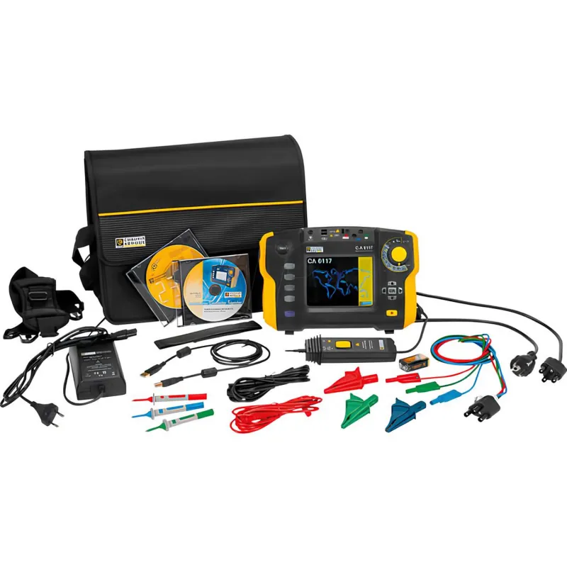 AEMC CA 6117 Kit [2138.11] Alat Uji Pemasangan Multifungsi dengan Penjepit C177A dan Perangkat Lunak DataView