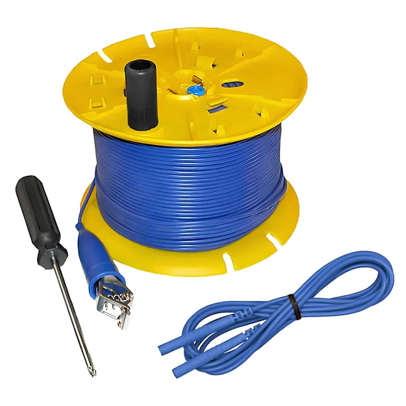 AEMC 5000.05 Kabel Pengganti Warna Biru, 500 kaki, untuk Perlengkapan Penguji Resistansi Tanah