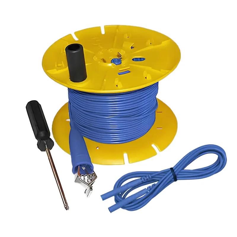 AEMC 5000.06 Kabel Pengganti Warna Biru untuk Perangkat Penguji Resistansi Tanah, 150 kaki