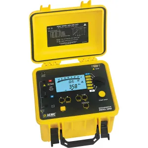 AEMC 5050 [2130.20] Megohmmeter Digital/Analog dengan Memori 4 kB/20 Pembacaan, 5000 V, 10 TOhm