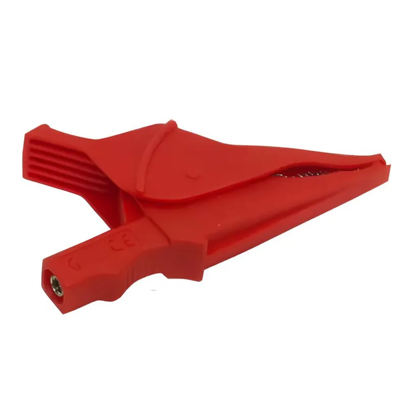 AEMC 5100.00 Klem Buaya Pengaman, Merah (1000 V CAT IV, 15 A, UL V2)