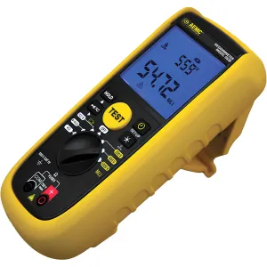 AEMC 6528 [2126.54] Megohmmeter Digital, 250 V, 500 V, 1000 V, 420 kΩ, V, Uji Kontinuitas, Alarm, dan Pengatur Waktu*TIDAK DIPRODUKSI LAGI, LIHAT AEMC 6529*