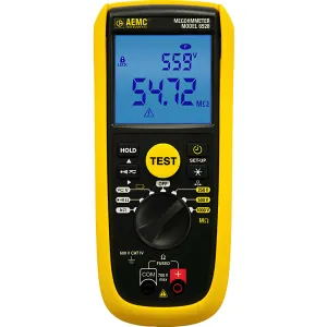 AEMC 6528 [2126.54] Megohmmeter Digital, 250 V, 500 V, 1000 V, 420 kΩ, V, Uji Kontinuitas, Alarm, dan Pengatur Waktu*TIDAK DIPRODUKSI LAGI, LIHAT AEMC 6529*