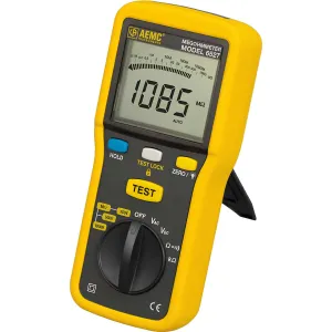 AEMC 6522 [2155.51] Megohmmeter Genggam Digital/Analog dengan Fungsi Pengujian Kontinuitas, Tegangan Uji Maksimum 1000 V