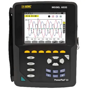 AEMC PowerPad III Model 8333 Power Quality Analyzers