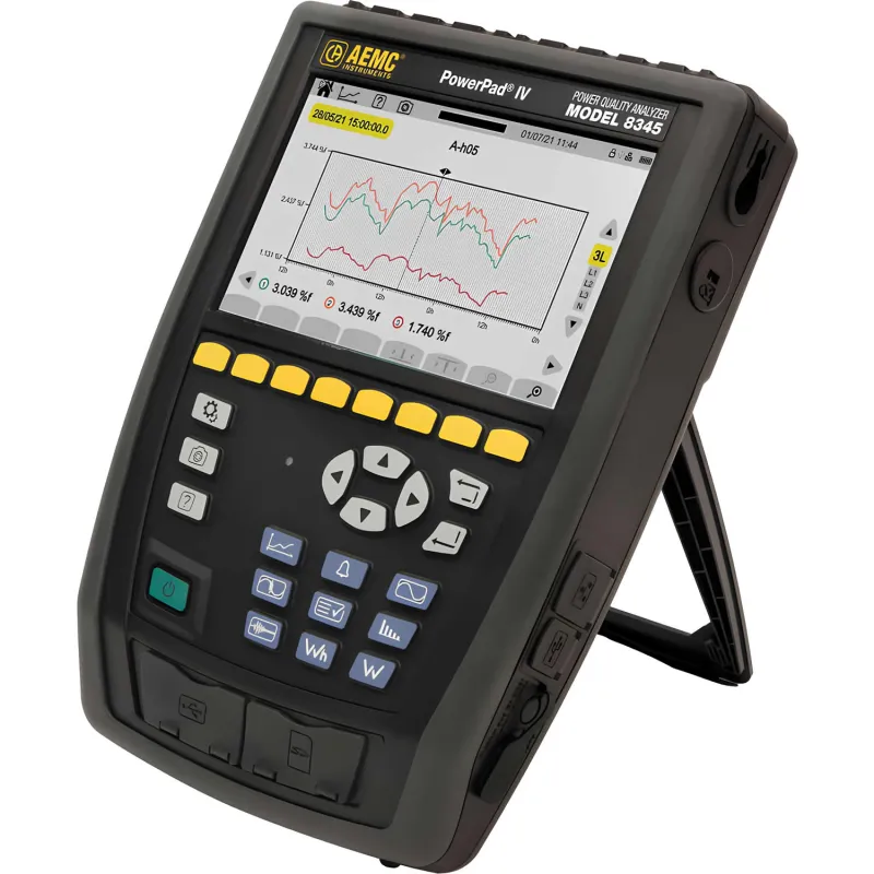 AEMC PowerPad IV Model 8345 Alat Analisis Kualitas Daya