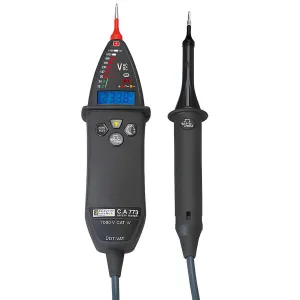 AEMC C.A 773 [2121.15] Penguji Tegangan dengan Layar LCD Bercahaya, 1000 VAC/1400 VDC