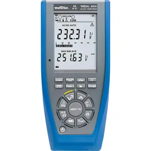 AEMC MTX 3291 [2154.02] Multimeter Digital ASYC IV Genggam True-RMS dengan Layar LCD Digital/USB, 60 mV hingga 1000 V, 60.000 hitungan