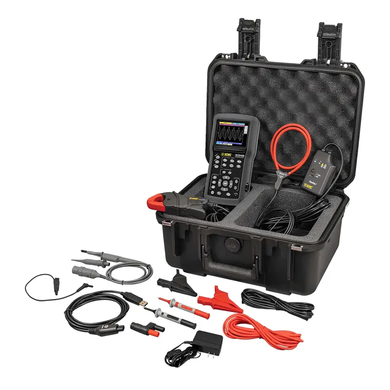 AEMC OX5042B w/ MN251T Kit [2150.22] 40 MHz, 2-Channel, 50 MS/s Handscope Portable Oscilloscope Kit with MN251T AC Probe/3000-24-1-1 MiniFlex Sensor