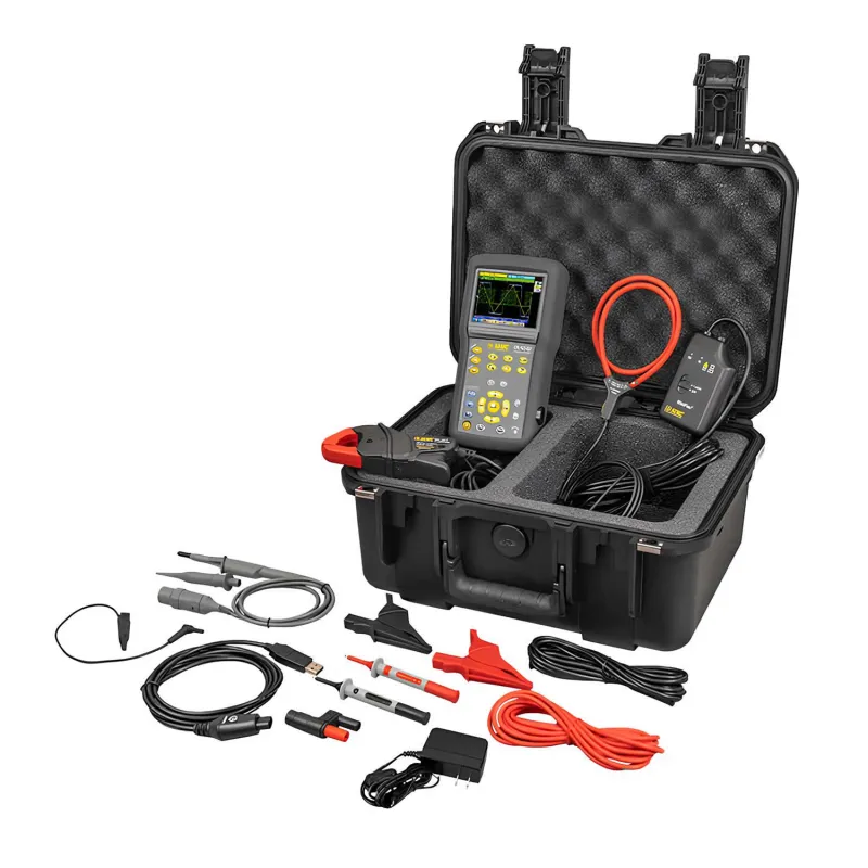 AEMC OX5042B [2150.21] Osiloskop Portabel Handscope 40 MHz, 2 Saluran, 50 MS/s dengan Multimeter Terintegrasi dan Penganalisis Harmonik Daya