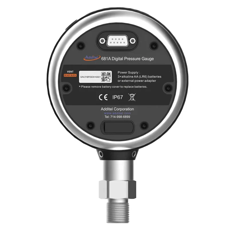 Additel ADT681AEx-02-GP Intrinsically Safe Digital Pressure Gauge with Pressure Gauge Type, 0.02% of Full Span Accuracy