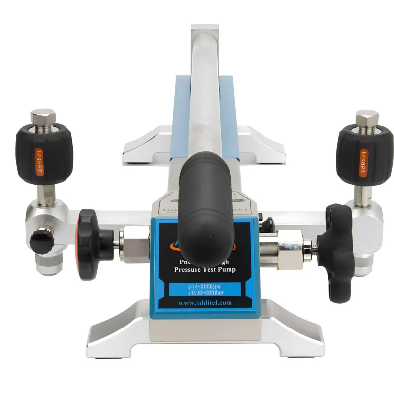 Additel 920HV High Pressure Pneumatic Test Pump, High Volume, 95% Vacuum to 3,000 psi (200 bar) Positive Pressure