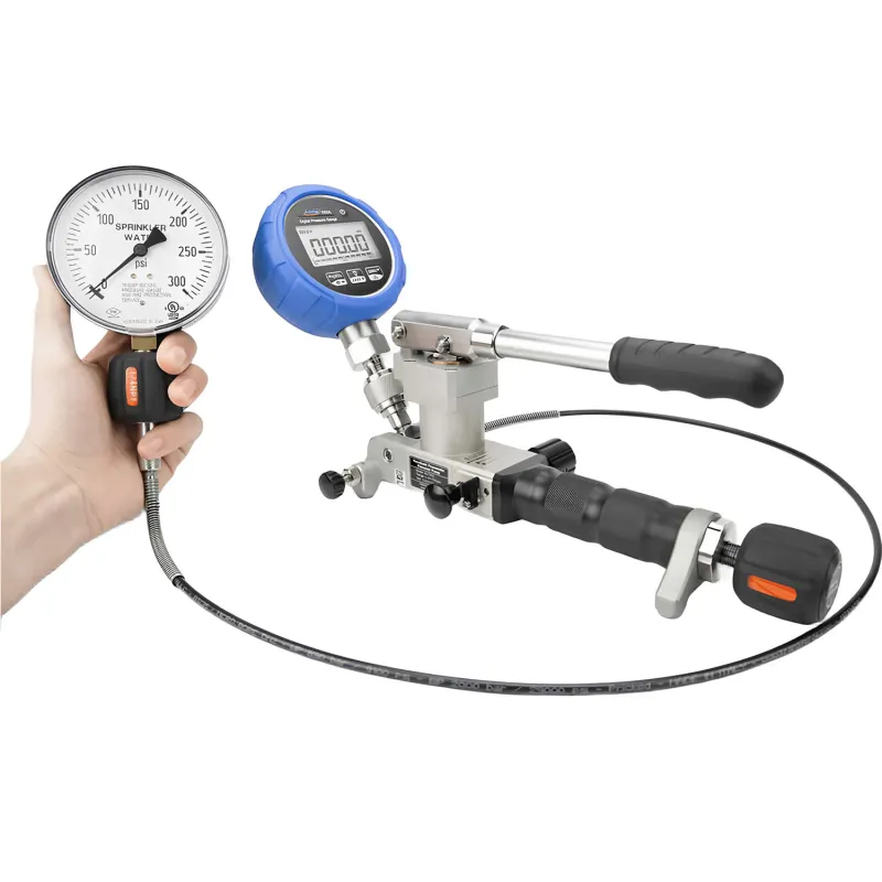 Additel 992 Handheld Pneumatic Pressure Pump,  95% vacuum to 700 psi (50 bar)