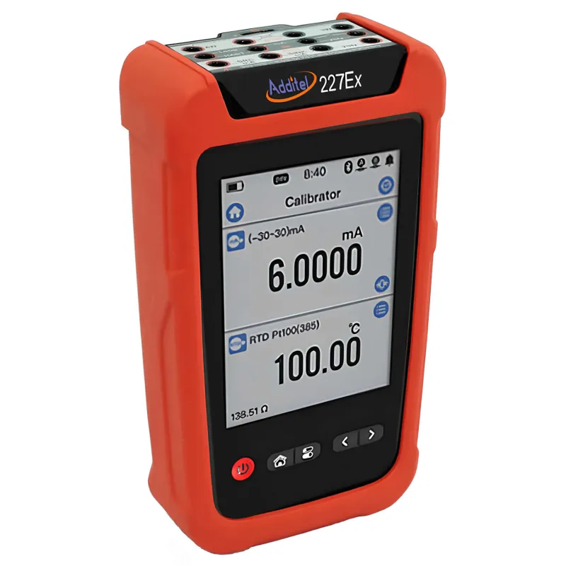 Additel 227EX ATEX Certified Intrinsically Safe Multifunction Process Calibrator