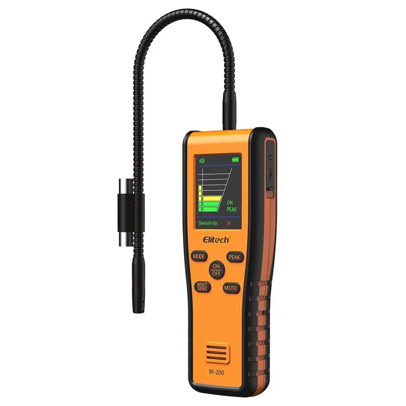 Elitech IR-200 Infrared & Heated Diode Refrigerant HVAC Leak Detector 